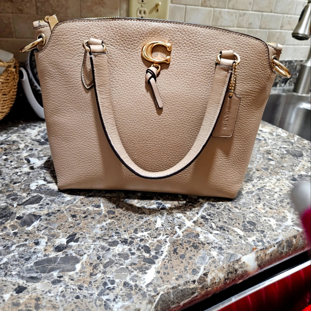 Coach Tan Leather Women's Bag